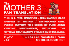 Mother 3 Translation Blog